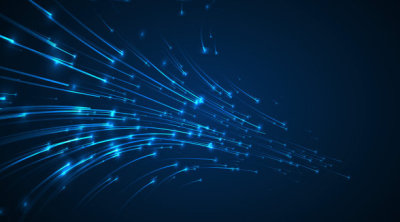 Vector background. Abstract neon glowing shapes. Digital graphic for brochure, website, flyer, print, poster, other design