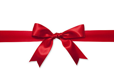 Red gift bow