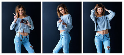 She's got a easygoing attitude