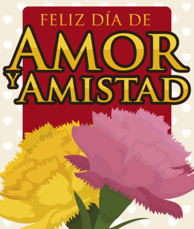 Greeting Gift with Bouquet for Love and Friendship Day