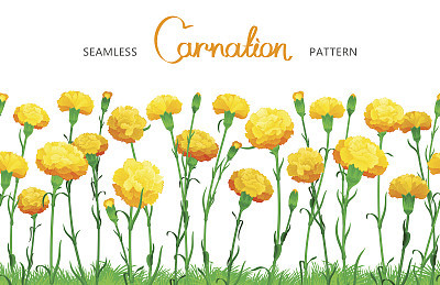 Flower seamless border