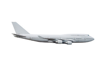 airplane isolated