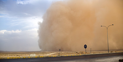 Sandstorm in Jordan