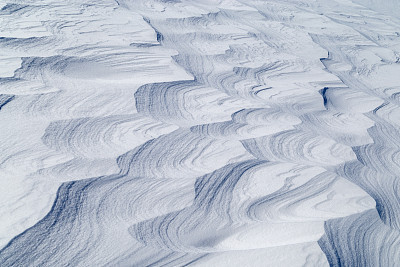 Image with a snowy texture