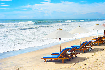 Bali beach lounge