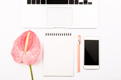 Feminine workspace background