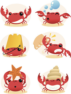 Red crab action set