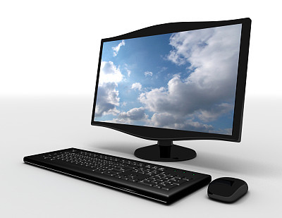3D Internet concept
