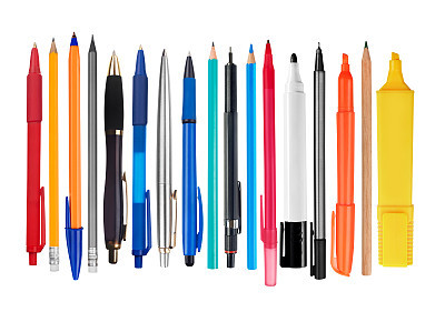 Pens and pencils