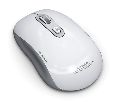 Wireless laser computer mouse