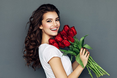 Romantic roses for lady