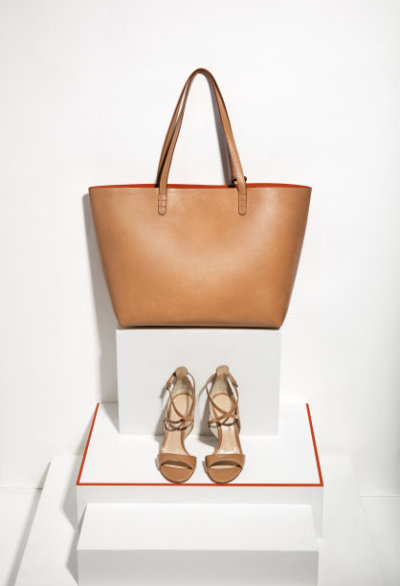 Women's luxury high heel with leather bag