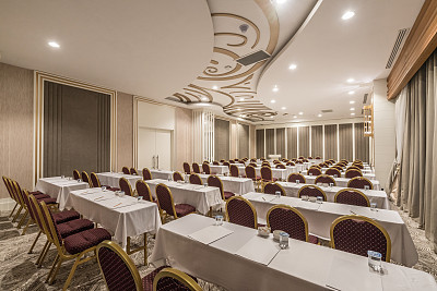 Interior of modern conference hall