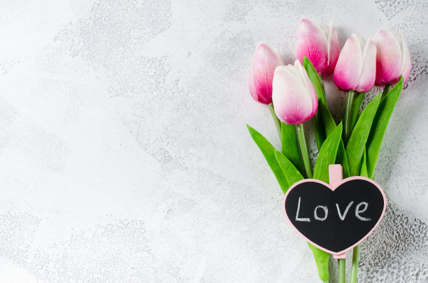 Holiday postcard for Valentine's Day or birthday.