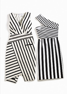 Black And White Striped Dresses