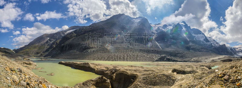 湖,冰河,海滩,水平画幅,无人,帕斯特兹冰河,户外,格劳斯格劳克纳山,山脊,高处