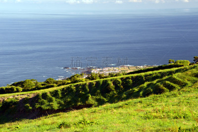 拉格那沃德湖,麻省理工学院,塞特港,水平画幅,无人,火山地形,八仙花属,户外,印度姜花,塞蒂拉瓜斯