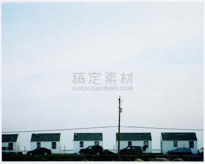 柯德角,平房,马萨诸塞,普诺温斯镇,电话线,怪异,小屋,汽车,云,生闷气的
