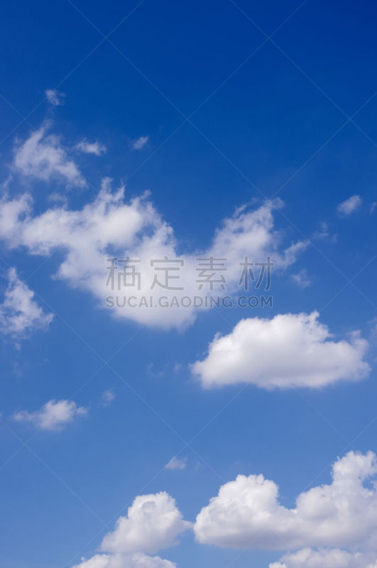 天空,蓝色,云,垂直画幅,美,风,无人,夏天,户外,云景