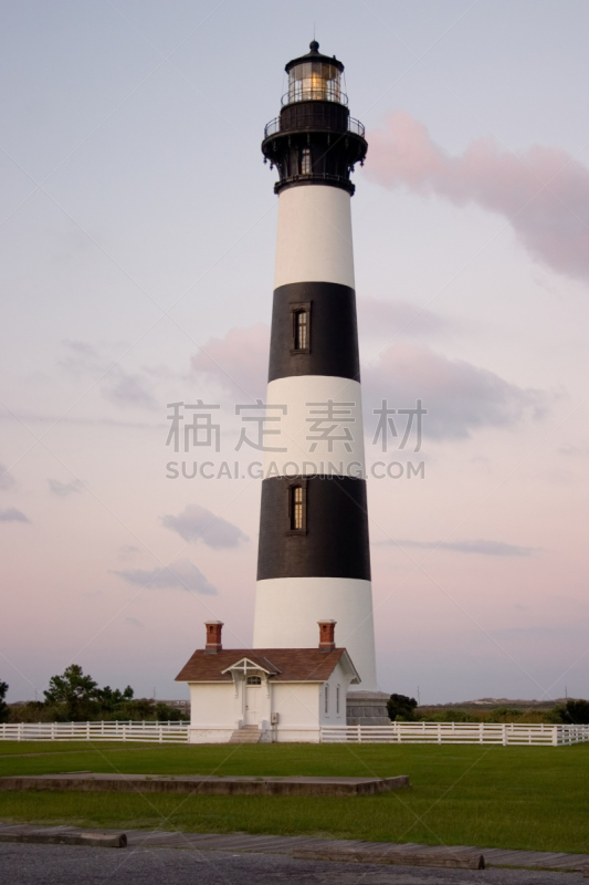 博得岛灯塔,垂直画幅,无人,古老的,黄昏,建筑外部,户外,灯塔楼,黑色,博得岛
