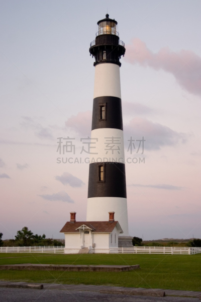 博得岛灯塔,垂直画幅,无人,古老的,黄昏,建筑外部,户外,灯塔楼,黑色,博得岛