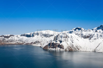 火山湖,火神,克列尔湖,吉林省,蓝湖,朝鲜,火山喷口,水,天空,美