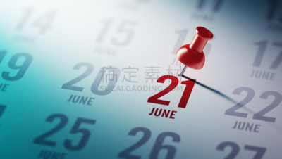 日历,概念,21岁生日,六月,水平画幅,消息,无人,历日,图钉,特写