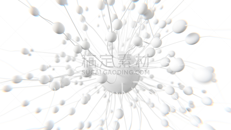 计算机网络,白色,抽象,神经纤维,第三节神经递质,突触,分子,鱼网,点连成线,云计算