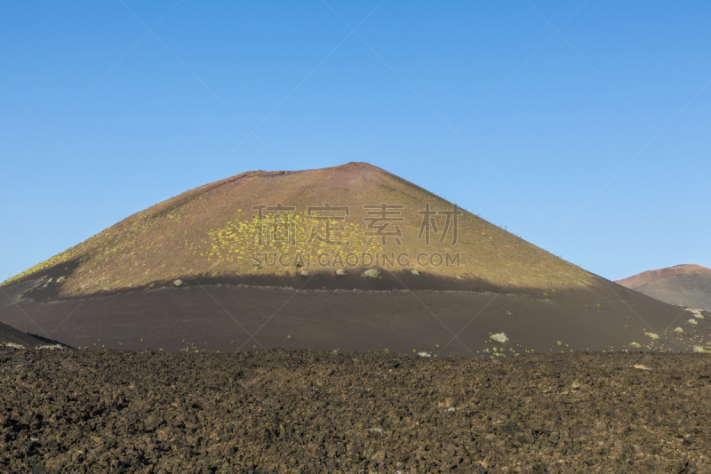 火山,timanfaya national park,火山喷口,兰萨罗特岛,加那利群岛,自然,美国,水平画幅,地形,无人