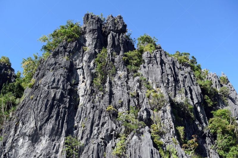 天空,岩面,美,水平画幅,无人,美人,长滩岛,巴拉望,夏天,异国情调