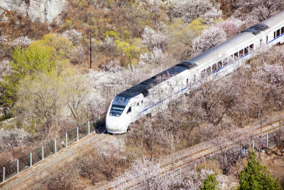 火车,田径赛,天空,水平画幅,无人,铁轨轨道,透视图,杏,户外,交通方式