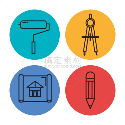 符号,建筑,绘画插图,居住区,建筑业,工程,专科学校,技术,地板,条纹