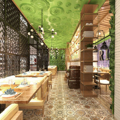 三维图形,餐馆,无人,椅子,绘画插图,商店,灯,家具,饮料,干净