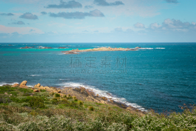 卢温角,印度洋,海景,西澳大利亚,水,水平画幅,无人,夏天,海岸地形,户外