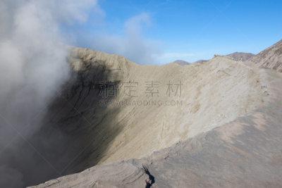 婆罗摩火山,山,火山,泗水,滕格尔火山,bromo-tengger-semeru national park,火山喷口,水平画幅,火山地形,早晨