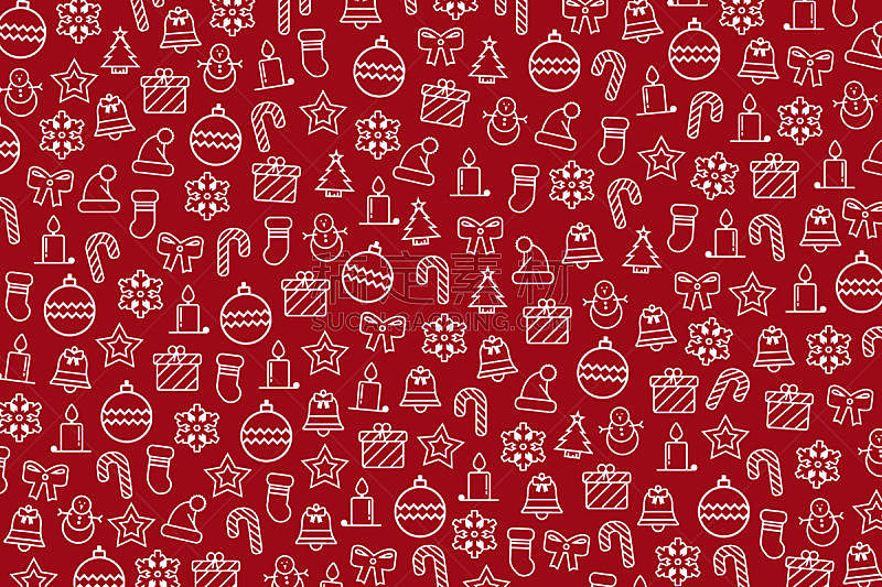 红色,壁纸,化妆舞会服,新年,包装纸,圣诞长袜,式样,铅笔画,圣诞礼物