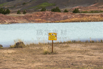蓝色,冰岛国,米湖,活力,热,人类居住地,温度,湖,绿松石色