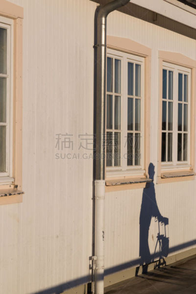 女人,阴影,风险,安全,健康保健,自由,一个人,平衡,窗户,户外