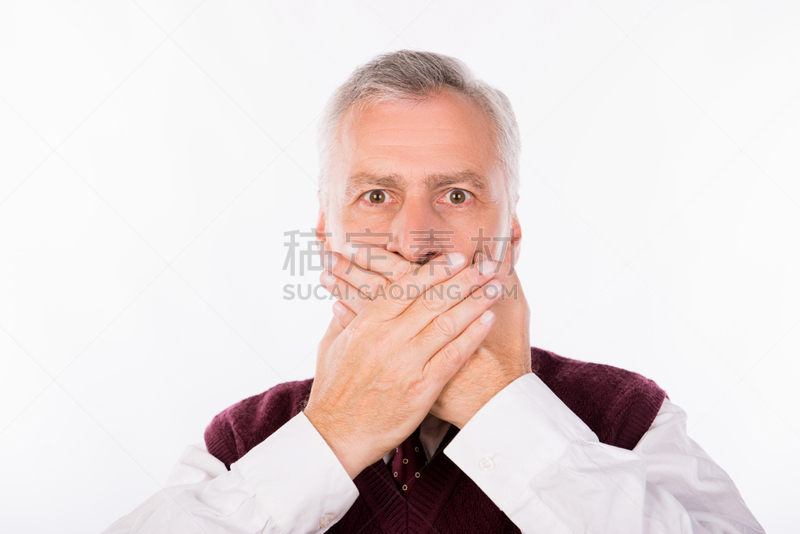 男商人,信心,人的嘴,男性美,灰色,络腮胡子,老年男人,仅一个老年男人,专业人员,仅男人