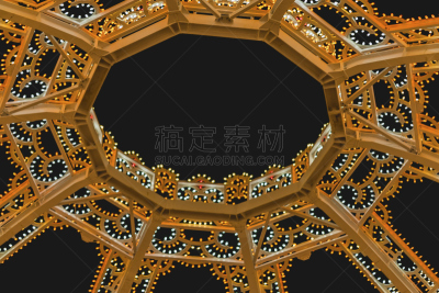 圆形,圆顶建筑,华丽的,几何形状,拱门,极简构图,建筑结构,室内设计师,照亮
