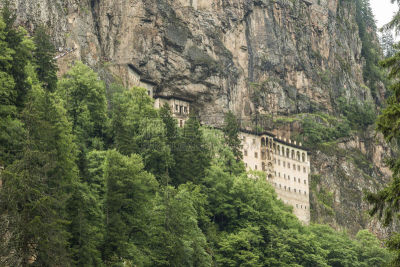 修道院,崔比逊,圣玛丽,黑海,旅游目的地,水平画幅,安纳托利亚,建筑,基督教,废墟