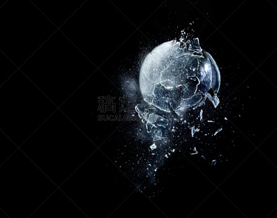 玻璃,坏掉的,电灯泡,一个物体,水平画幅,抽象,拆毁的,特写,损坏的,2015年