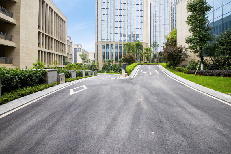 公路,重庆,空的,都市风景,横截面,沥青,汽车,交通,枝繁叶茂,现代预览效果