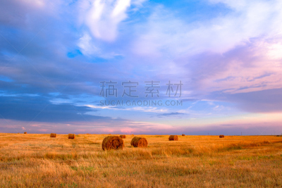 农场,背景,草垛,地形,自然美,农业,大麦,云,三柱门横木,草
