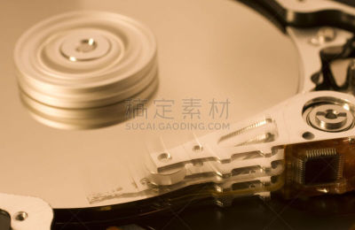 硬盘驱动器,开着的,大特写,水平画幅,器材箱,易接近性,无人,纺锤,科学,干净