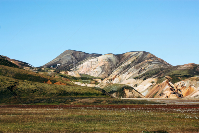 冰岛国,山,地形,自然美,火山,居住区,天空,美,水平画幅,无人