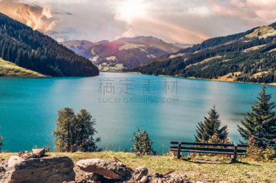 云景,云,奥地利,齐勒塔尔山脉,自然美,湖,蒂罗尔州,岩石,夏天,户外