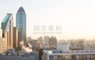 首尔,韩国,早晨,城市,摄像机拍摄角度,江南区,蒸汽,南,车站,办公室
