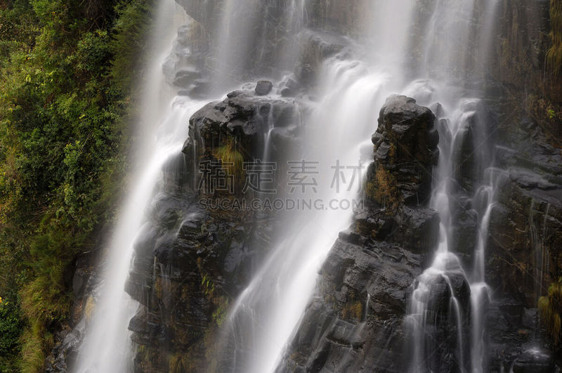 里斯本,自然,水,沟壑,水平画幅,地形,瀑布,非洲,南非,背景