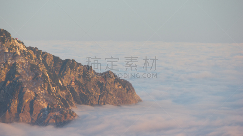 奥地利,阿尔卑斯山脉,天空,水平画幅,雪,无人,早晨,户外,萨尔茨堡州,高处